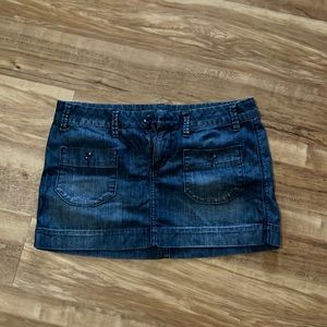 American Eagle Outfitters Dark Blue Mini Skirt